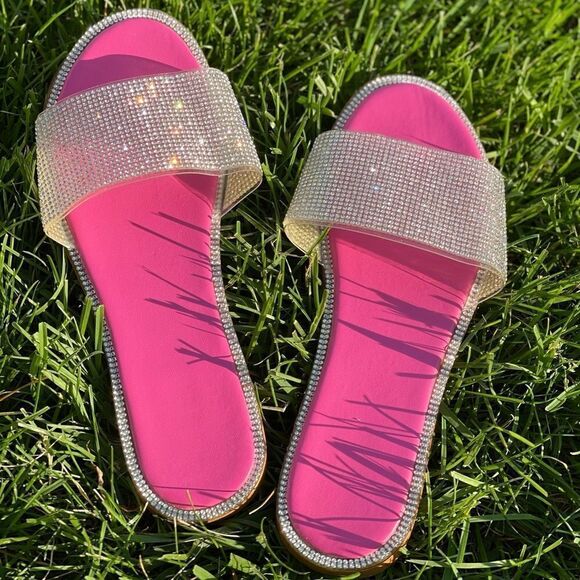 Pink Bling Slide sandals - Picture 5 of 5